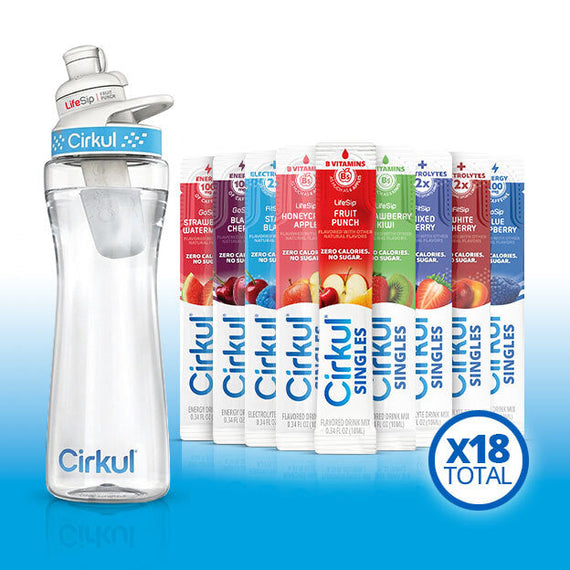 22oz. Plastic Bottle & GoSip® Black Cherry W0